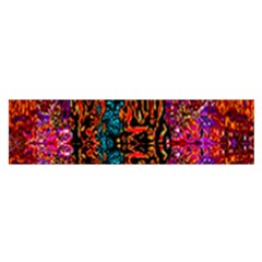 Retro Multi Colors Pattern Created By Flipstylez Designs Satin Scarf (oblong) by flipstylezfashionsLLC