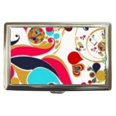 Retro Colorful Colors Splashes Cigarette Money Cases by flipstylezfashionsLLC