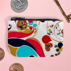 Retro Colorful Colors Splashes Mini Coin Purses by flipstylezfashionsLLC