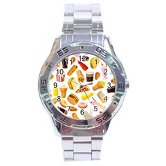 53356631 L Stainless Steel Analogue Watch by caloriefreedresses