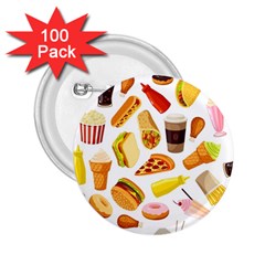 53356631 L 2 25  Buttons (100 Pack) 