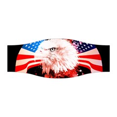 Independence Day, Eagle With Usa Flag Stretchable Headband by FantasyWorld7