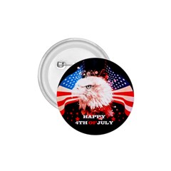 Independence Day, Eagle With Usa Flag 1 75  Buttons by FantasyWorld7