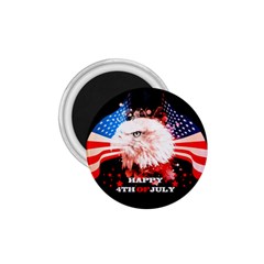 Independence Day, Eagle With Usa Flag 1 75  Magnets by FantasyWorld7