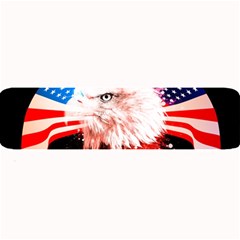 Independence Day, Eagle With Usa Flag Large Bar Mats by FantasyWorld7