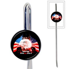 Independence Day, Eagle With Usa Flag Book Mark by FantasyWorld7