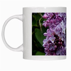 Lilac Bumble Bee White Mugs by IIPhotographyAndDesigns