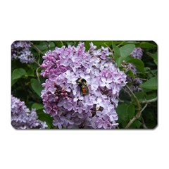 Lilac Bumble Bee Magnet (rectangular) by IIPhotographyAndDesigns