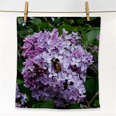 Lilac Bumble Bee Face Towel