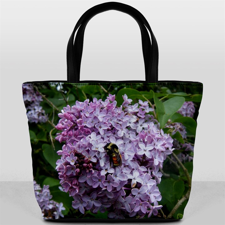 Lilac Bumble Bee Bucket Bags