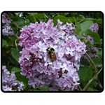 Lilac Bumble Bee Fleece Blanket (Medium)  60 x50  Blanket Front