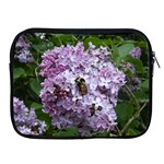 Lilac Bumble Bee Apple iPad 2/3/4 Zipper Cases Front