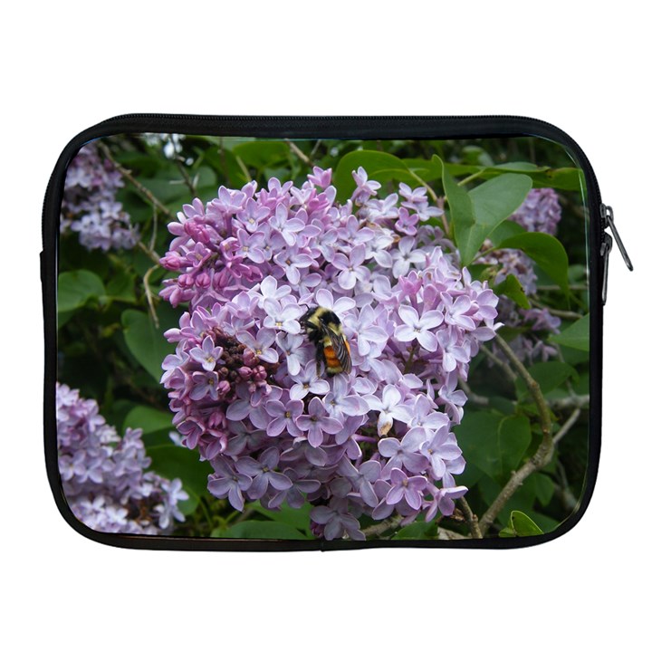 Lilac Bumble Bee Apple iPad 2/3/4 Zipper Cases