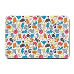 Funny Cute Colorful Cats Pattern Small Doormat  24 x16  Door Mat