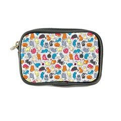 Funny Cute Colorful Cats Pattern Coin Purse by EDDArt