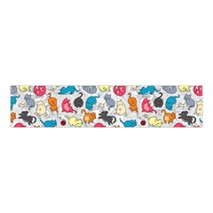 Funny Cute Colorful Cats Pattern Velvet Scrunchie by EDDArt