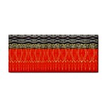 Creative red and black geometric design  Hand Towel Front