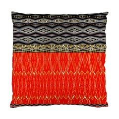 Creative Red And Black Geometric Design  Standard Cushion Case (one Side) by flipstylezfashionsLLC