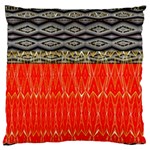 Creative red and black geometric design  Large Cushion Case (Two Sides) Front