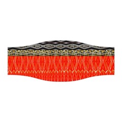 Creative Red And Black Geometric Design  Stretchable Headband by flipstylezfashionsLLC