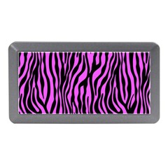 Zebra Stripes Pattern Trend Colors Black Pink Memory Card Reader (mini) by EDDArt