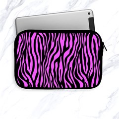 Zebra Stripes Pattern Trend Colors Black Pink Apple Ipad Mini Zipper Cases by EDDArt