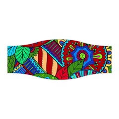 Pop Art Paisley Flowers Ornaments Multicolored 2 Stretchable Headband by EDDArt