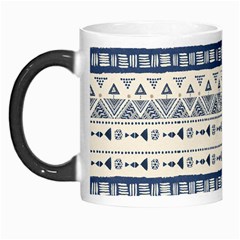 Native American Ornaments Watercolor Pattern Blue Morph Mugs by EDDArt