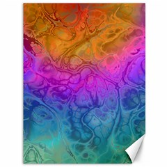 Fractal Batik Art Hippie Rainboe Colors 1 Canvas 36  X 48   by EDDArt