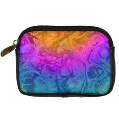 Fractal Batik Art Hippie Rainboe Colors 1 Digital Camera Cases by EDDArt