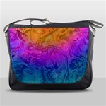 Fractal Batik Art Hippie Rainboe Colors 1 Messenger Bags Front