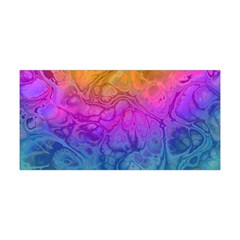 Fractal Batik Art Hippie Rainboe Colors 1 Yoga Headband by EDDArt