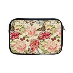 Watercolor Vintage Flowers Butterflies Lace 1 Apple Ipad Mini Zipper Cases by EDDArt