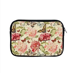 Watercolor Vintage Flowers Butterflies Lace 1 Apple Macbook Pro 15  Zipper Case by EDDArt