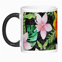 Tropical Flowers Butterflies 1 Morph Mugs by EDDArt