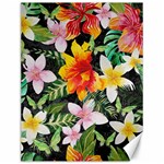 Tropical Flowers Butterflies 1 Canvas 12  x 16   11.86 x15.41  Canvas - 1