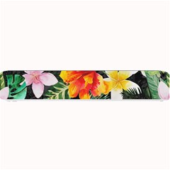 Tropical Flowers Butterflies 1 Small Bar Mats by EDDArt