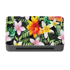 Tropical Flowers Butterflies 1 Memory Card Reader With Cf by EDDArt