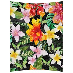 Tropical Flowers Butterflies 1 Back Support Cushion by EDDArt