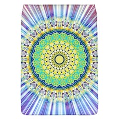 Power Mandala Sun Blue Green Yellow Lilac Flap Covers (l)  by EDDArt