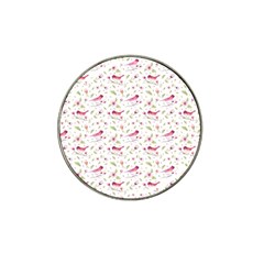 Watercolor Birds Magnolia Spring Pattern Hat Clip Ball Marker