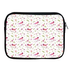 Watercolor Birds Magnolia Spring Pattern Apple Ipad 2/3/4 Zipper Cases by EDDArt