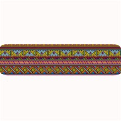 Traditional Africa Border Wallpaper Pattern Colored 2 Large Bar Mats by EDDArt