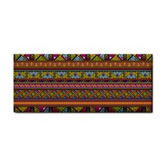 Traditional Africa Border Wallpaper Pattern Colored 2 Hand Towel by EDDArt