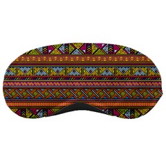 Traditional Africa Border Wallpaper Pattern Colored 2 Sleeping Masks by EDDArt