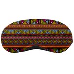 Traditional Africa Border Wallpaper Pattern Colored 2 Sleeping Masks Front