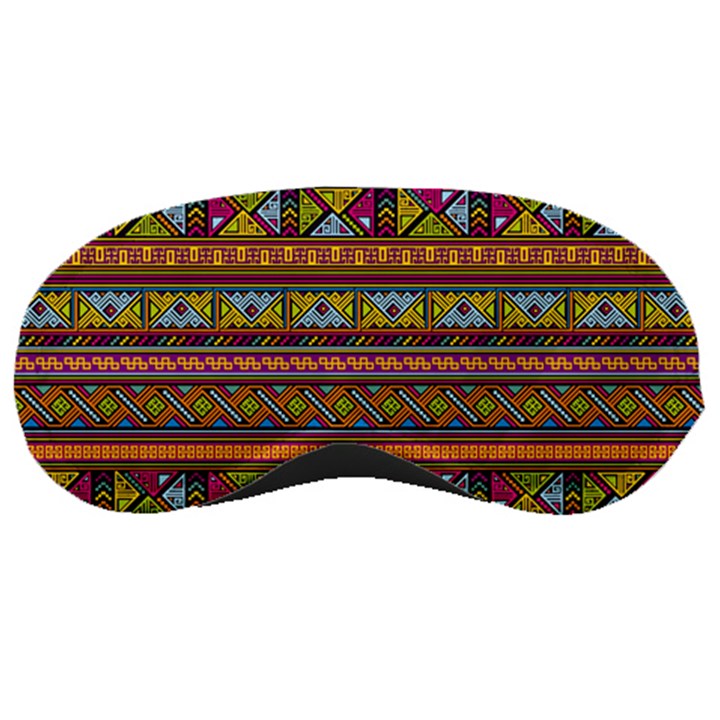 Traditional Africa Border Wallpaper Pattern Colored 2 Sleeping Masks