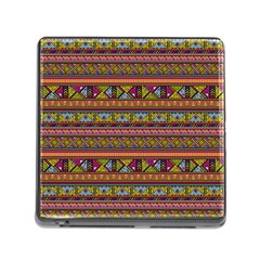 Traditional Africa Border Wallpaper Pattern Colored 2 Memory Card Reader (square 5 Slot) by EDDArt