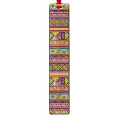 Traditional Africa Border Wallpaper Pattern Colored 2 Large Book Marks by EDDArt