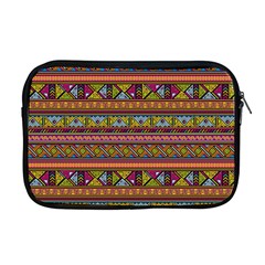 Traditional Africa Border Wallpaper Pattern Colored 2 Apple Macbook Pro 17  Zipper Case by EDDArt